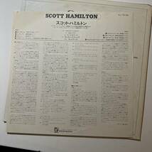 Scott Hamilton - Scott Hamilton Is A Good Wind Who Is Blowing Us No Ill ☆JAP ORIG LP☆_画像3