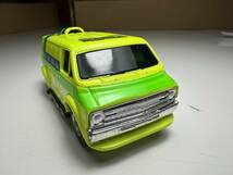 TYCO CURVE HUGGER ☆ Super Glow Dodge Van （ネオンイエロー）☆HOスロットカー_画像7