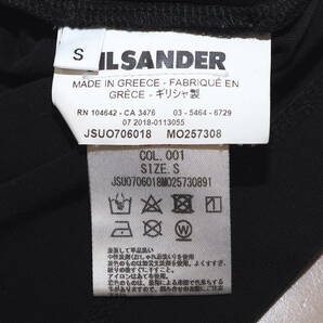 JIL SANDER ジルサンダー 19SSストレッチポロシャツS黒 OAMCの画像4