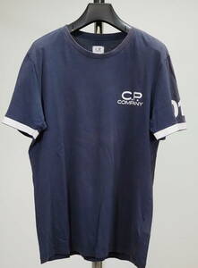 C.P.COMPANY C.P.カンパニー 19SSプリントTシャツM紺 ストーンアイランド