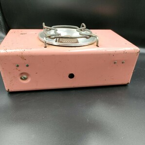 現状販売品 Coleman 5402 ピクニックストーブ Patio Pink シングルガスバーナー 1950年代〜60年代 コールマン カセットコンロ の画像5