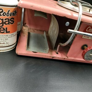 現状販売品 Coleman 5402 ピクニックストーブ Patio Pink シングルガスバーナー 1950年代〜60年代 コールマン カセットコンロ の画像7