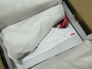 NIKE supreme エアフォース1 白 27cm 9 新品 未着用 スニーカー