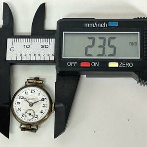T◆RADINAL◆腕時計 GOLD FILLED 18K 30MCR CHRONOMETER 手巻き 機械式 スモセコ アンティーク 当時物の画像6