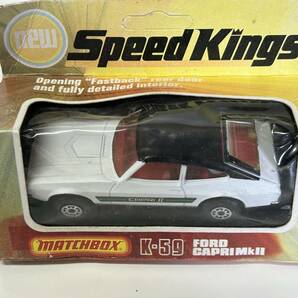 j22◆MATCHBOX マッチボックス◆ミニカー new Speed King K-59 FORD CAPRI MkⅡ フォード 外箱 未使用 保管品の画像2