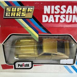 j23◆Polistil ポリスティル◆ミニカー NISSAN DATSUN ニッサン ダットサン SUPER CARS 外箱 未使用 保管品の画像1