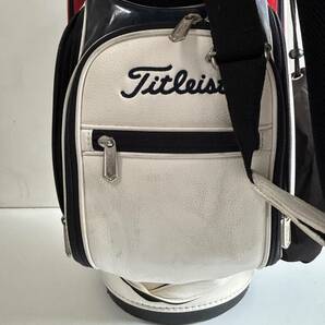 Qj379◆Titleist タイトリスト◆キャディバッグ Softbank ソフトバンク ホワイト×レッド ゴルフバッグ の画像6