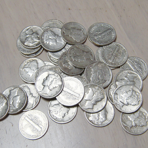 ★1枚の価格★ アメリカ マーキュリーダイム コイン（リバティヘッド 10セント） 銀貨 複数、大量購入可能ですの画像2