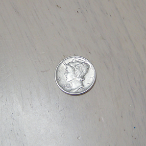 ★1枚の価格★ アメリカ マーキュリーダイム コイン（リバティヘッド 10セント） 銀貨 複数、大量購入可能ですの画像1