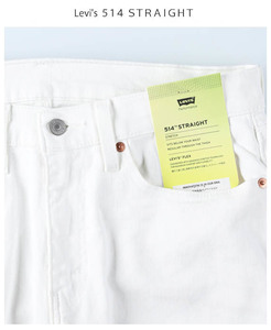  tag equipped #Levi's Levi's #514 strut STRAIGHT white stretch 00514-1416/33# stock limit #