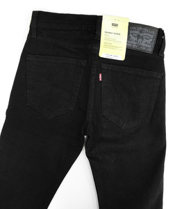 新品タグ付き/9350円を ■Levi'sリーバイス■スキニーSKINNYテーパードデニムブラックストレッチ ジーンズ 84558-0034/30■在庫限り■