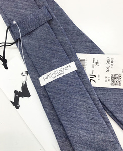 ★送料無料★新品タグ付き5390円を■WASHI 和紙 DENIM デニム BACK NUMBER ネクタイ neck tie カジュアル■在庫限り■