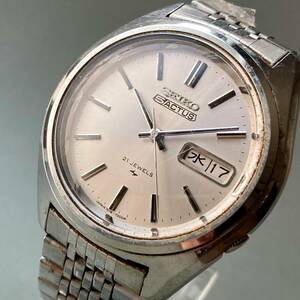 【動作品】セイコー SEIKO 5 ファイブ 腕時計 1976年 自動巻き 男性 昭和51年 アクタス Actus ビンテージ ウォッチ 男性 アンティーク