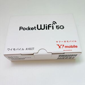 【新品未使用】ポケットWi-Fi 5G A102ZT ワイモバイル　SIMフリー　ポケットワイファイ　シムフリー　モバイルルーター