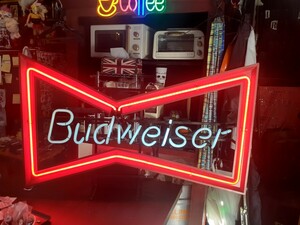 アメリカン雑貨カフェバーダイナースタイルビンテージBudweiserネオンサインディスプレイライト