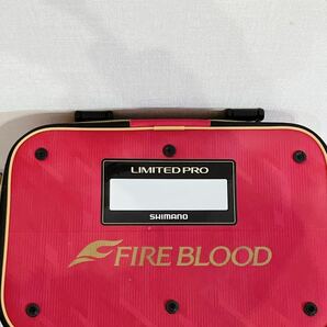 【美品 1円スタート】SHIMANO シマノ FIRE BLOOD LIMITED PRO バッカン BK-112 ハードタイプ 赤 の画像3