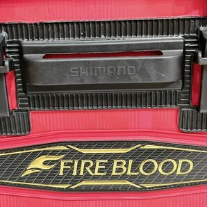 【美品 1円スタート】SHIMANO シマノ FIRE BLOOD LIMITED PRO バッカン BK-112 ハードタイプ 赤 の画像2