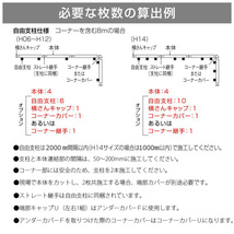 横スリットフェンス幅1998mm×高さ800mmブラック 採光性に優れたスリットタイプ/個人様宛は運送会社配達店止め送料無料/法人宛は送料無料_画像5