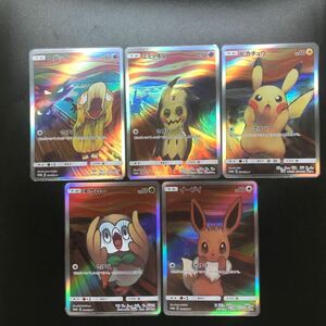 ムンク ピカチュウ ミミッキュ モクロー コダック イーブイ ポケモンカードゲーム 5枚 説明文熟読