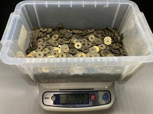 5円玉　まとめて　20kg 昭和平成混在　未選別