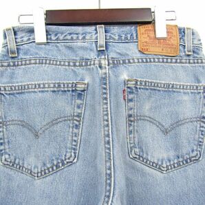 90s ★USA製★ Levi's サイズ W32 L30 512 スリムフィット デニム パンツ ジーンズ ジーパン ブルー リーバイス 古着 ビンテージ 4A3007の画像7