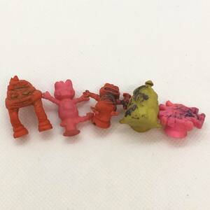 N)◎怪獣 キャラクター消しゴム おまとめ 玩具 おもちゃ 文房具 ビンテージ 昭和レトロ◎ P0639