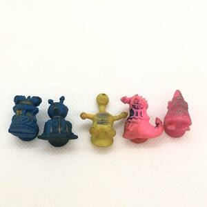 N)◎怪獣 キャラクター消しゴム おまとめ 玩具 おもちゃ 文房具 ビンテージ 昭和レトロ◎ P0641