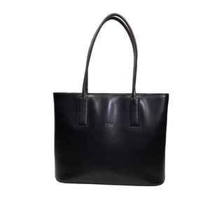 BREE ブリ― ハンドバッグ トートバッグ 肩掛け 手持ち鞄 ロゴ レザー ブラック 黒