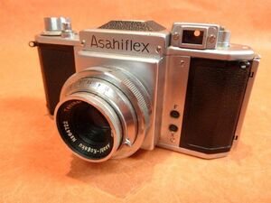 d705 Asahifiex アサヒフレックス1型　一眼レフ フィルムカメラ ☆シャッター・巻上げOK☆/60