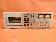 d★703 Technics テクニクス CASSETTE STEREO DECK RS-676U Size: 約 幅41×高さ13.5×奥行30cm★ジャンク扱い★/140_画像1