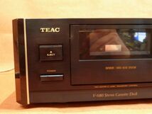 d★712 TEAC ティアック V-680 STEREO CASSETTE DECK Size:約 幅47.5×高さ12×奥行25cm☆動作確認OK☆/140_画像2