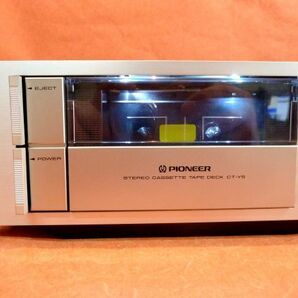 d★721 PIONEER パイオニア STEREO CASSETTE DECK CT-Y5 Size:約 幅43.5×高さ10.5×奥行26.5㎝★ジャンク扱い★/140の画像2