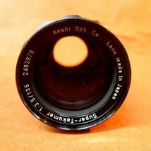 d★122 Super-Takumar 1:3.5/135 Asahi Opt Co ペンタックス ケース付 一眼カメラ用 マニュアルフォーカス/60_画像3