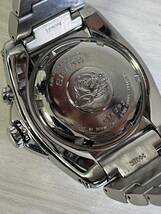 【ジャンク】◎SEIKO◎セイコー 5M62-0BL0 キネティック ダイバーズ 200M デイト 腕時計 クォーツ　稼働 メンズ 送料無料 ブルー レッド_画像9