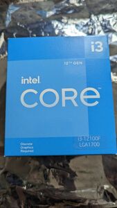 Intel Corei3-12100F 12世代　