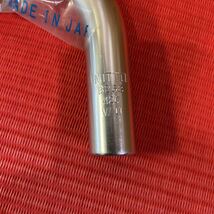 NITTO 日東 B263AA 25.4mm W420mm シルバー 新品　ショートブルホンバー　Made in Japan_画像3