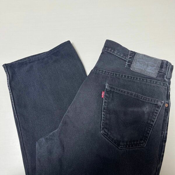 Levi's 550 Black リーバイス リラックスフィット スミ黒 後染め デニムパンツ ジーンズ ブラック