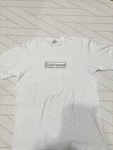 SUPREME (シュプリーム) 21SS×KAWS Chalk Logo Tee×カウズ チョークロゴ 半袖Tシャツ ボックスロゴ ホワイト　_画像1