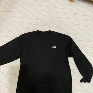 ノースフェイス ロンt ロングスリーブ バックスクエアロゴティー （メンズＬ） THE NORTH FACE 長袖 ブラック 黒 Tシャツ の画像3