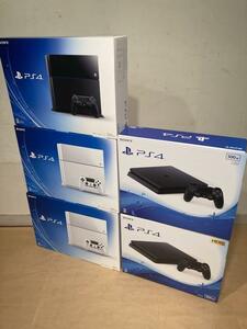 店頭販促用 空箱 5点 PS4 本体 PlayStation4 500GB HDR ブラック ホワイト │ 非売品 販促 店頭POP ディスプレイ 展示 プレイステーション4