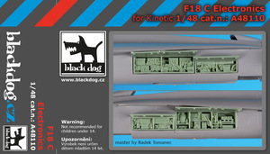 ブラックドッグ A48110 1/48 F-18C 電子機器 （キネティック用）