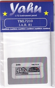 ヤフーモデル YML7210 1/72 IAR 81 計器盤 （A-model / パークモデル用）