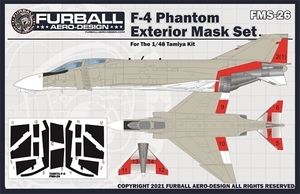 ファーボール FMS-026 1/48 F-4 ファントム外装ビニールマスクセット（タミヤ用）