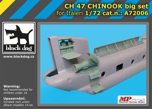 ブラックドッグ A72006 1/72 CH- 47 チヌーク ビッグ セット (イタレリ用）