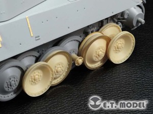 ET MODEL 1/35 ER35-036 パンサー A/G型 ダメージド ロードホイール（ドラゴン用）