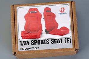 ホビーデザイン HD03-0532 1/24 スポーツシート (E) (レジン+デカール)