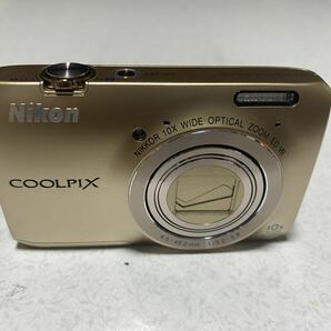 1円スタート Nikon COOLPIX S6300 コンパクトデジタルカメラ ニコン クールピクス デジカメ エレガントゴールドの画像1