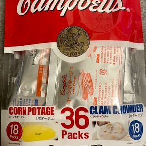 Campbells キャンベル コーンポタージュ＆クラムチャウダー計36パック