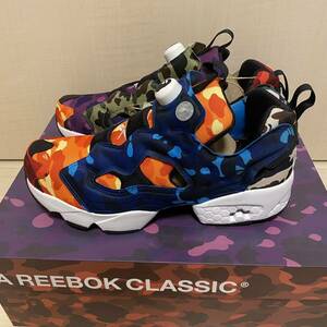 A BATHING APE × REEBOK CLASSIC INSTAPUMP FURY OG MULTI CAMOア ベイシング エイプ × リーボック クラシック 