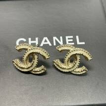 美品 CHANEL シャネル ピアス　A12A ココマーク 正規品 CH03A112_画像1